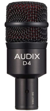 Audix D4 Hyper-Cardioid Dynamic Microphone