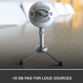 Blue Snowball -10 dB pad