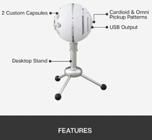 Blue Snowball features