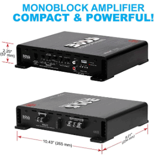 BOSS Audio Systems Car Amplifier power handling
