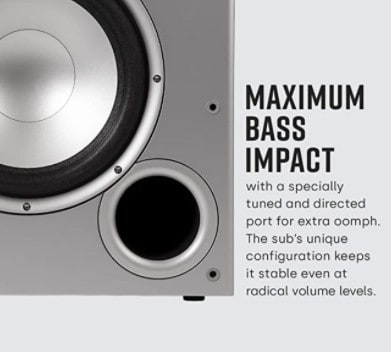 Polk Audio PSW10 10" Powered Subwoofer bass
