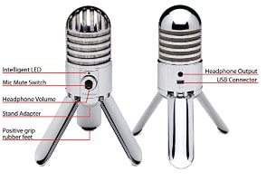 Samson Meteor USB Studio Microphone features