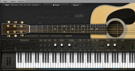 Ample Guitar M Lite features
