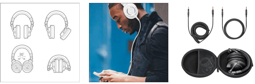 Audio Technica ATH-M50X fit and comfort