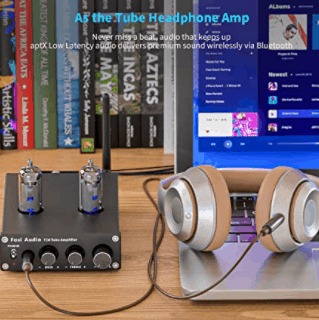 Fosi Audio T20 Bluetooth Tube Amplifier with headphone