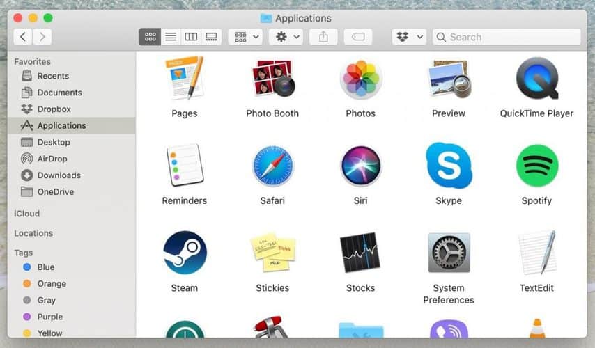 Go to Finder and click Applications