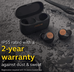 IP55 ratings Jabra Elite 75t