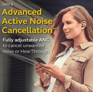 Jabra Elite 85t active noise cancellation