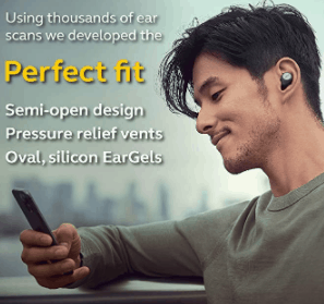 Jabra Elite 85t fit and comfort