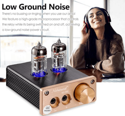 Nobsound NS-08E Vacuum Tube Headphone Amplifier low ground noise