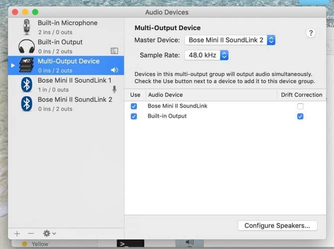 Now check the Drift Correction of the device