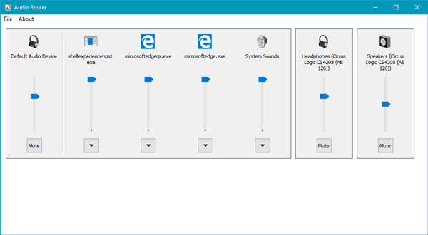 Use Audio routing apps