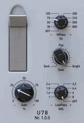 Audifield U78 Saturator knobs
