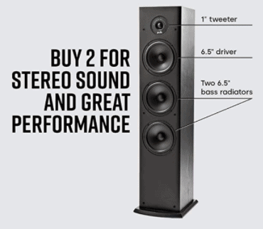 Polk Audio T50 Tower Speakers surround sound