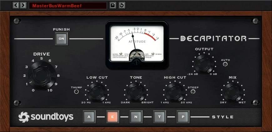 Soundtoys Decapitator Analog Saturator