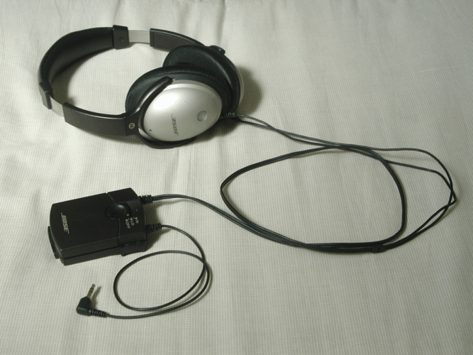 Static noise in headphones