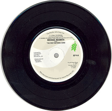 Extended play 7 diameter vinyl records