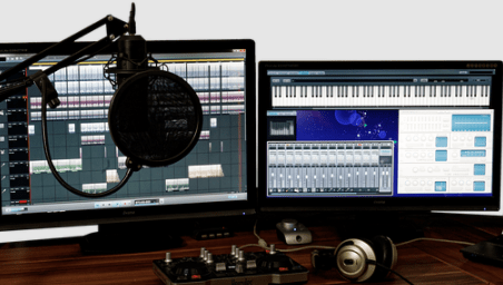 Multi channel recording studio