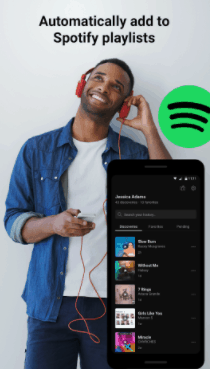 SoundHound adding songs to Spotify playlist
