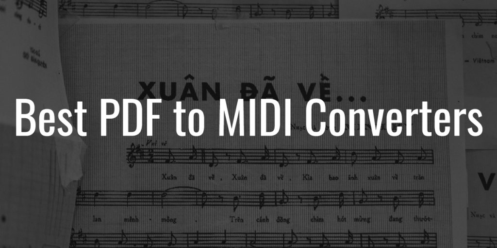 Best pdf to midi converters