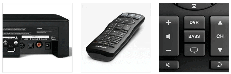 Bose Solo 5 TV Soundbar Sound System Controls