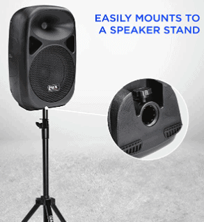 LyxPro SPA-8-8 Compact Portable PA System Mounting