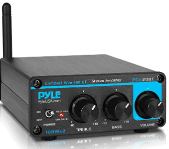 Pyle PDA20BT Mini Audio Amplifier
