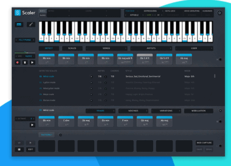 Scaler 2 music key finder VST plugin