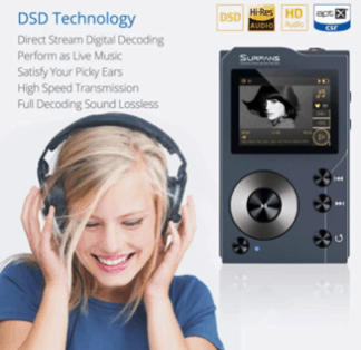 Surfans F20 HiFi MP3 Player DSD Technology