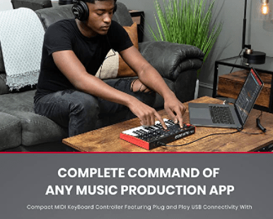Akai Professional MPK Mini MKII 25 Key Keyboard Sound quality