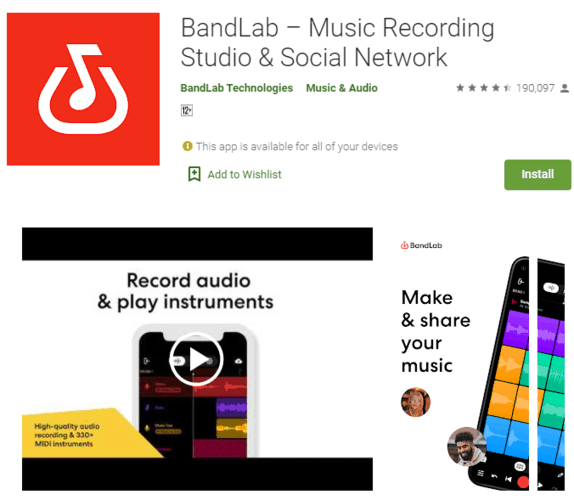 Bandlab for Android