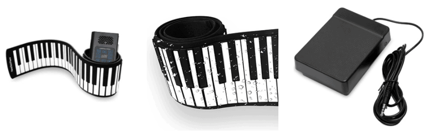 EOSAGA 88 Keys Roll Up Piano Keyboard Features