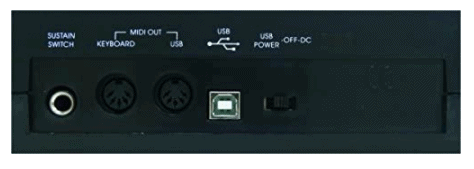 MIDI 61-Key MIDI Keyboard Controller Controls