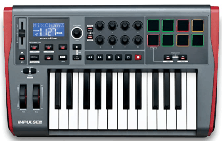 Novation Impulse 25 USB Midi Controller Keyboard