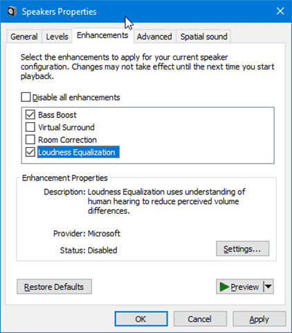 Tick loudness optimization