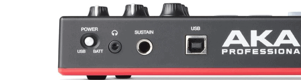 MIDI keyboard connection port