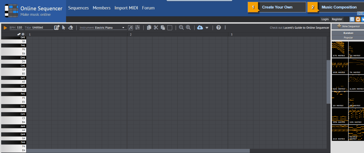 Online Sequencer 
