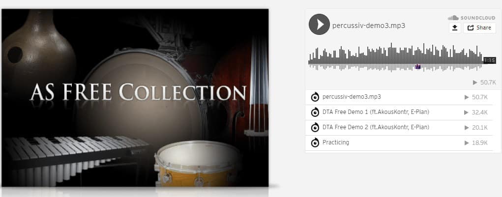 As free collection by Acoustic samples