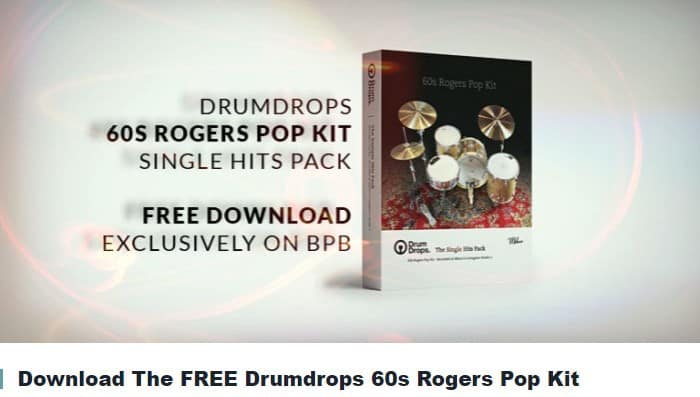  Drums Drops 60s Rogers Pop Kit