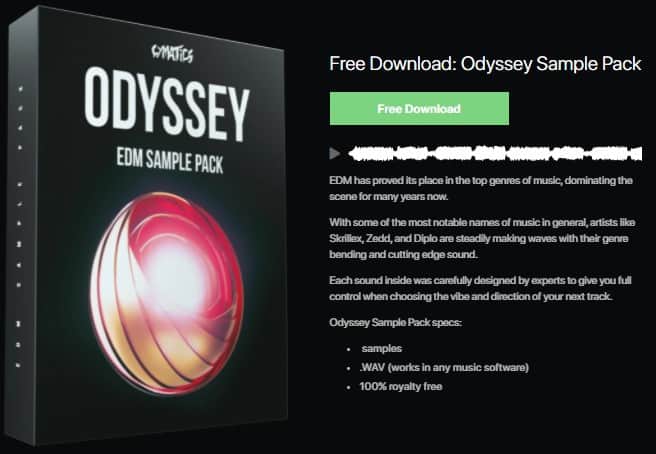 Odyssey EDM Sample Pack