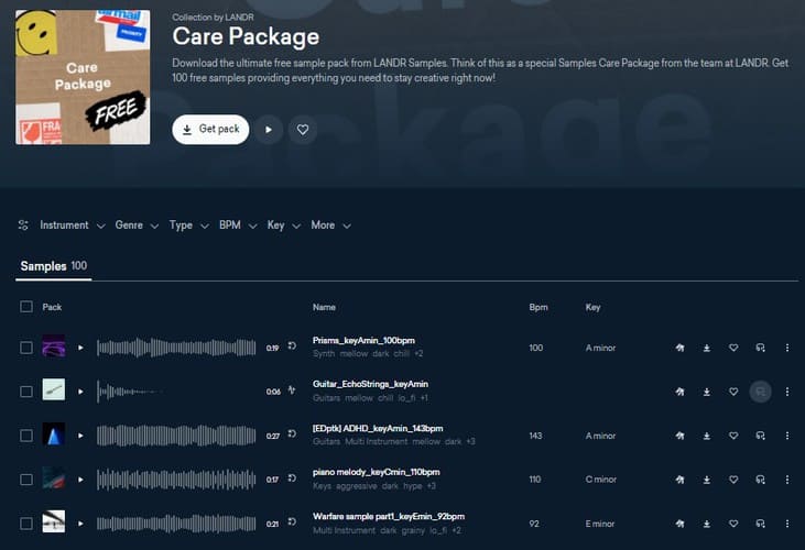 Care Package Vocals