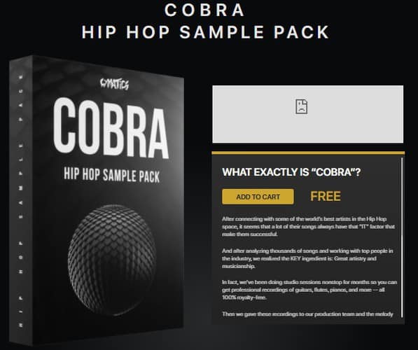 Cobra Hip Hop Sample Pack
