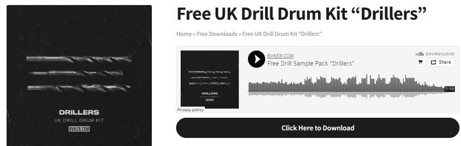Drillers UK Drill Drumkit
