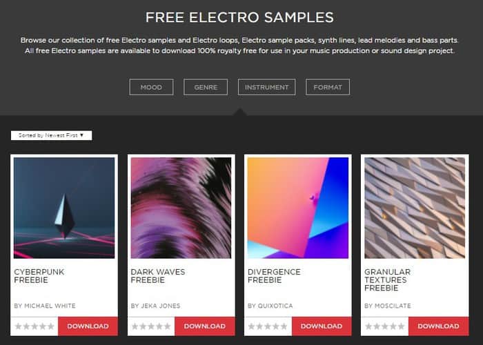 Electro Drum Samples
