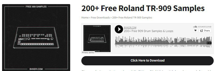 Free 909 Sample Pack