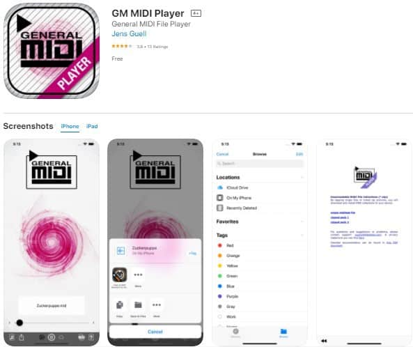 GM MIDI Player