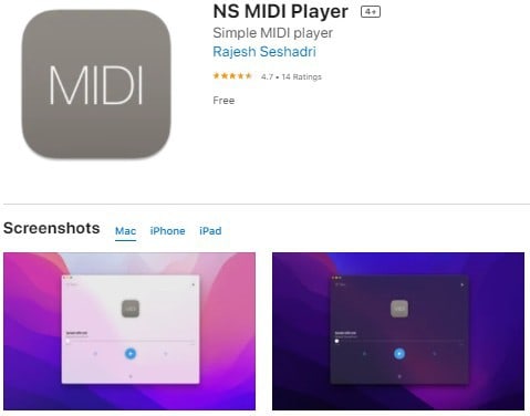NS MIDI Player