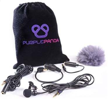 Purple Panda Lavalier Mic