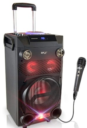 Pyle Outdoor Portable Wireless Bluetooth Karaoke PA Loudspeaker