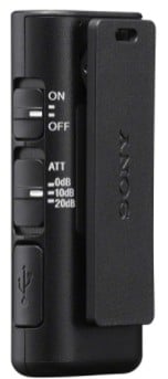 Sony Digital Bluetooth Wireless Microphone ECMW2BT Controls